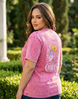 I Can Do All Things Vintage Wash Christian T-Shirt – Hot Pink
