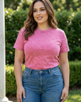 I Can Do All Things Vintage Wash Christian T-Shirt – Hot Pink