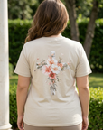 Jesus Is The Light Christian T-Shirt – Sand