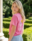 I Can Do All Things Vintage Wash Christian T-Shirt – Hot Pink