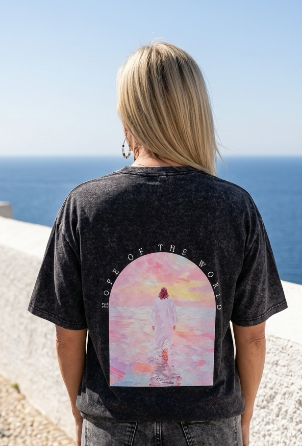 Hope of the World Christian T-Shirt in Vintage Black