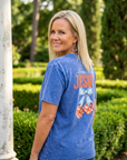 America Needs Jesus Vintage Wash Christian T-Shirt – Summer Blue