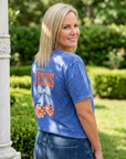 America Needs Jesus Vintage Wash Christian T-Shirt – Summer Blue