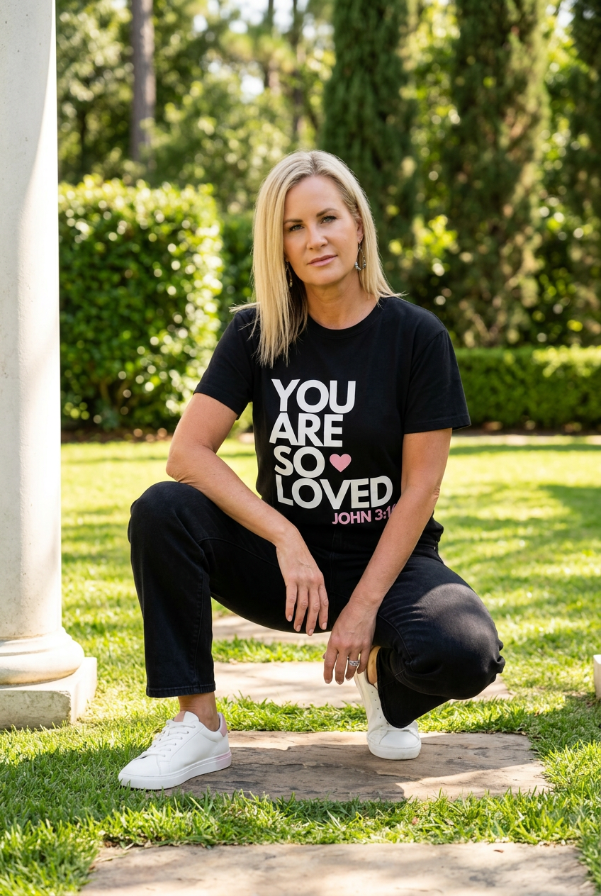 You Are So Loved Christian T-Shirt – Black