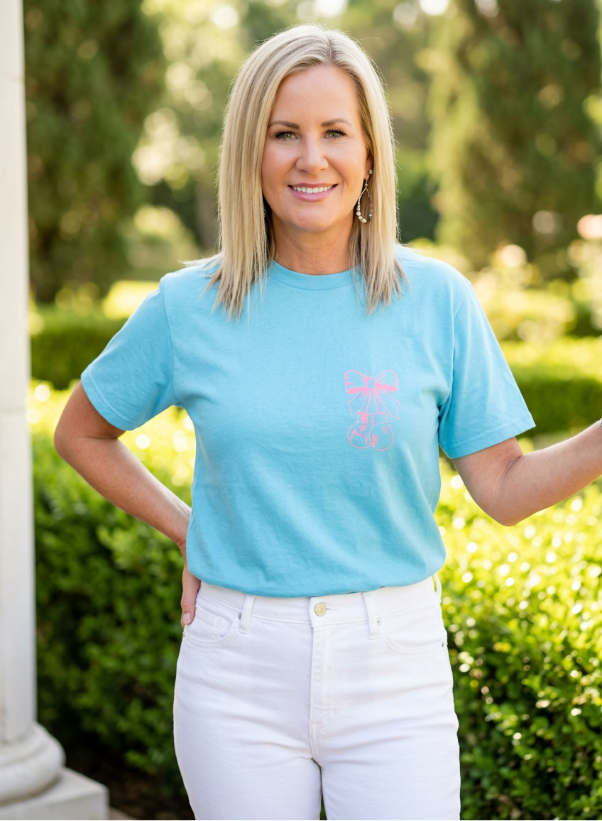 Hard Fought Hallelujah Christian T-Shirt | Sky Blue
