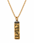 It Is Well With My Soul Gold Necklace