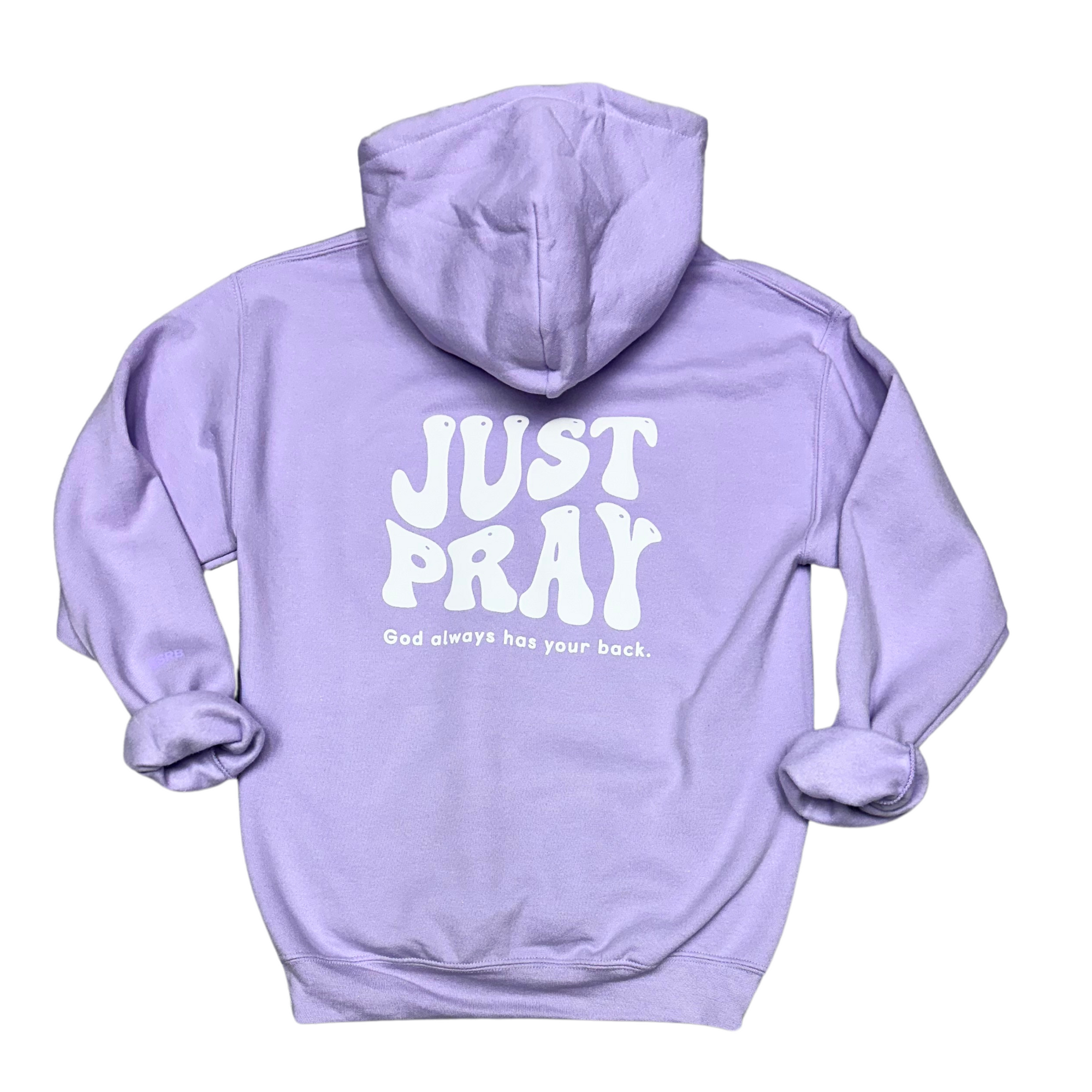 Just Pray - Lavender Christian Hoodie