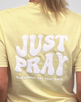 Just Pray Yellow Oversized Tee LTD Edition