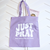 Just Pray Lavender Tote Bag