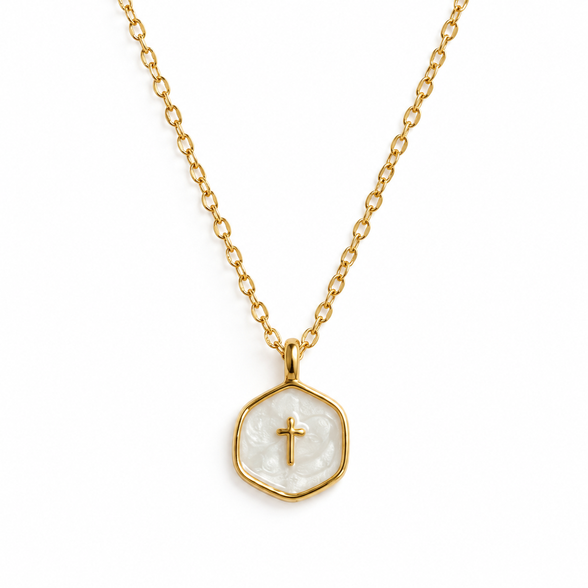 Just a Little Faith Gold Necklace