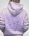 My Story is Not Over Purple Monochrome Hoodie