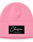 Chosen Pink Christian Beanie | 1 Peter 2:9 Winter Hat