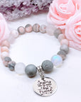 Sisters Make the Perfect Best Friend Charm Bracelet Druzy