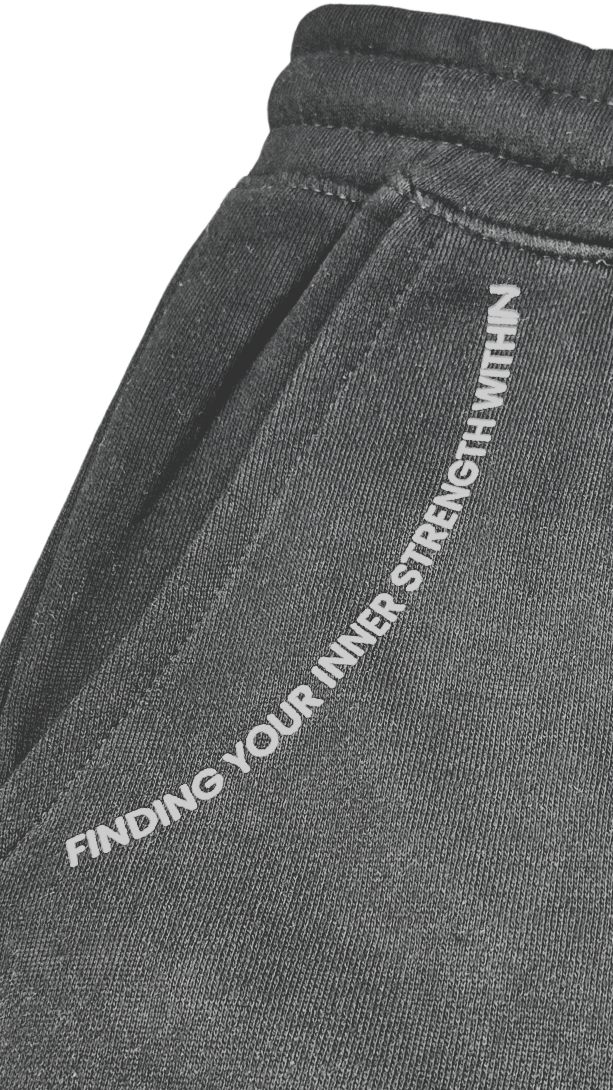 5SRB Monochrome Black Lounge Shorts | Inspirational Comfort