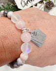 2024 Ltd. Edition Holiday Classic Charm Bracelet "Trust in God" Rose Quartz