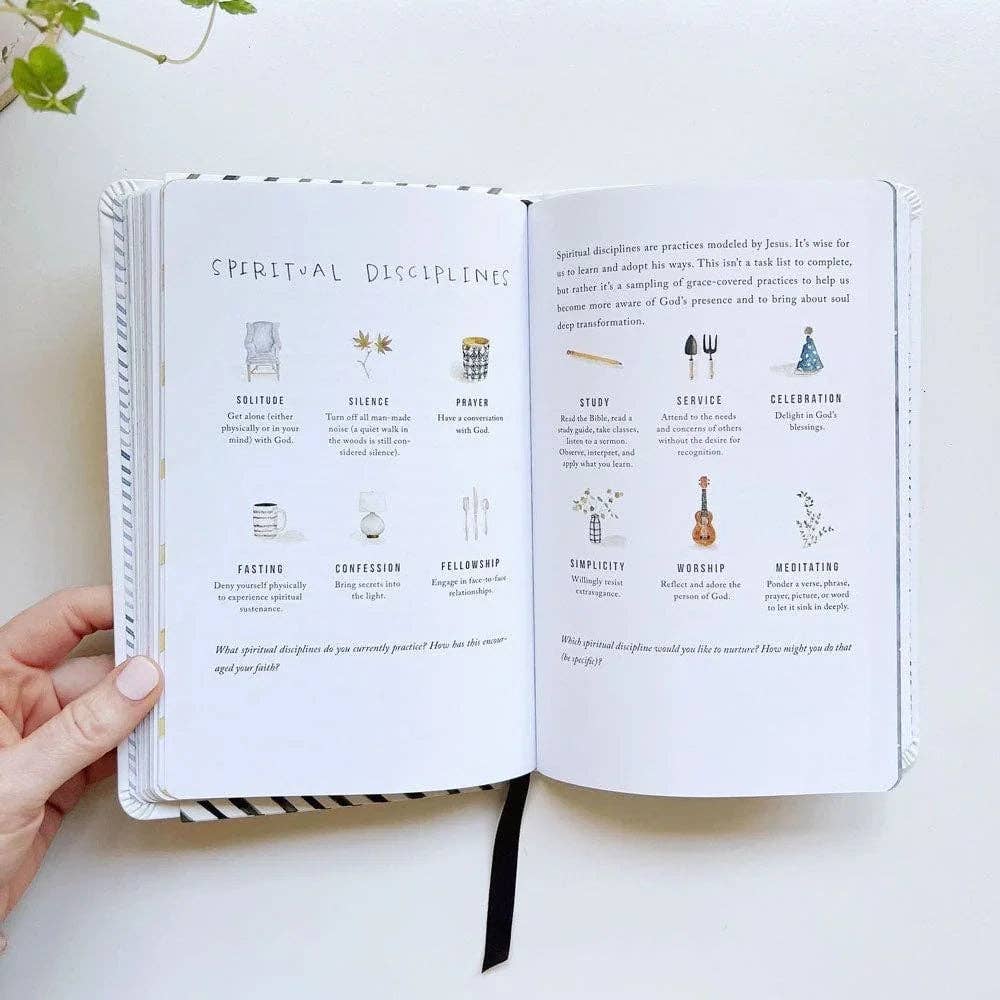 Living Freely and Lightly Guided Christian Journal | Emily Lex