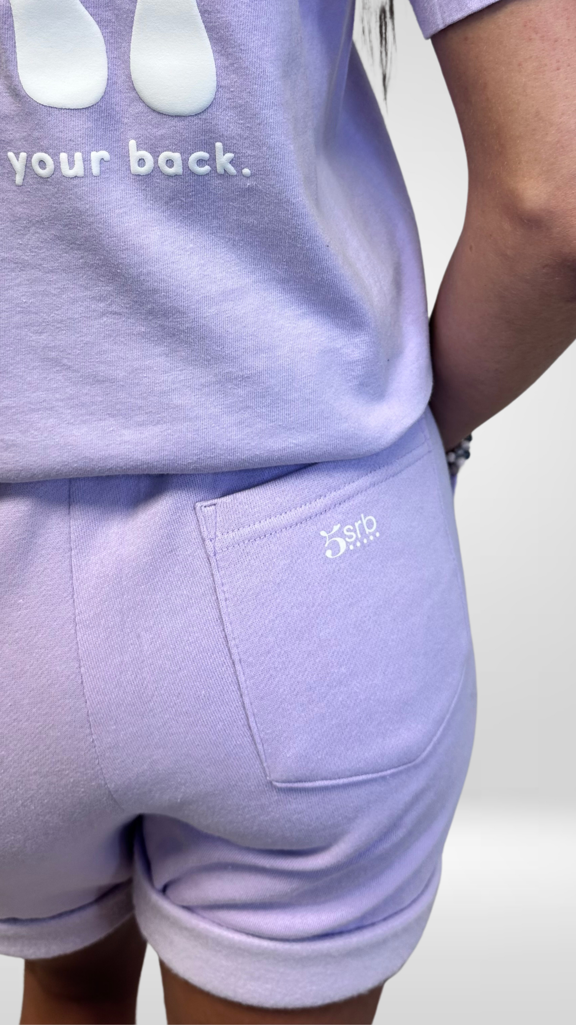 5SRB Lavender Lounge Shorts | Inspirational Comfort