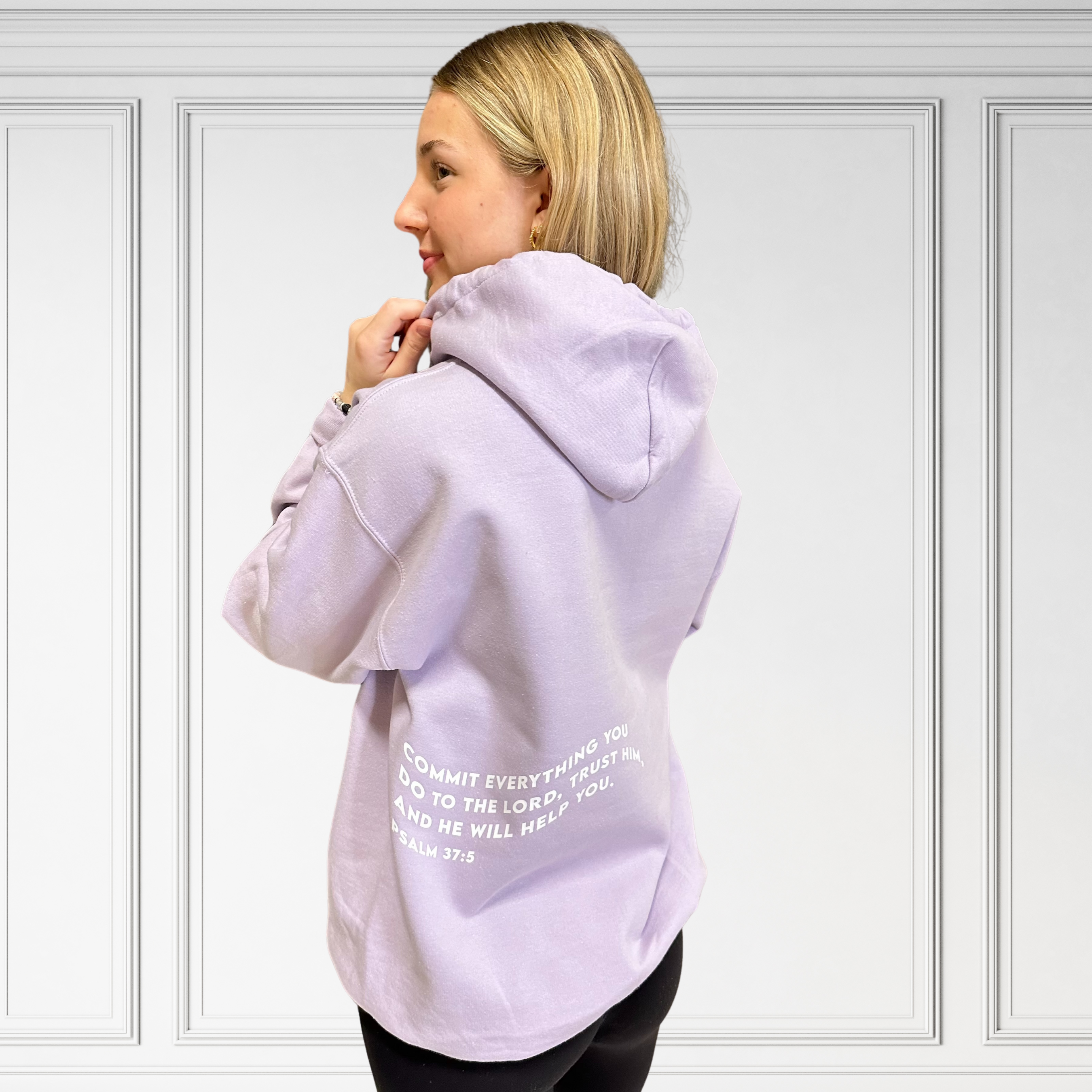 Trust In God Lavender Hoodie