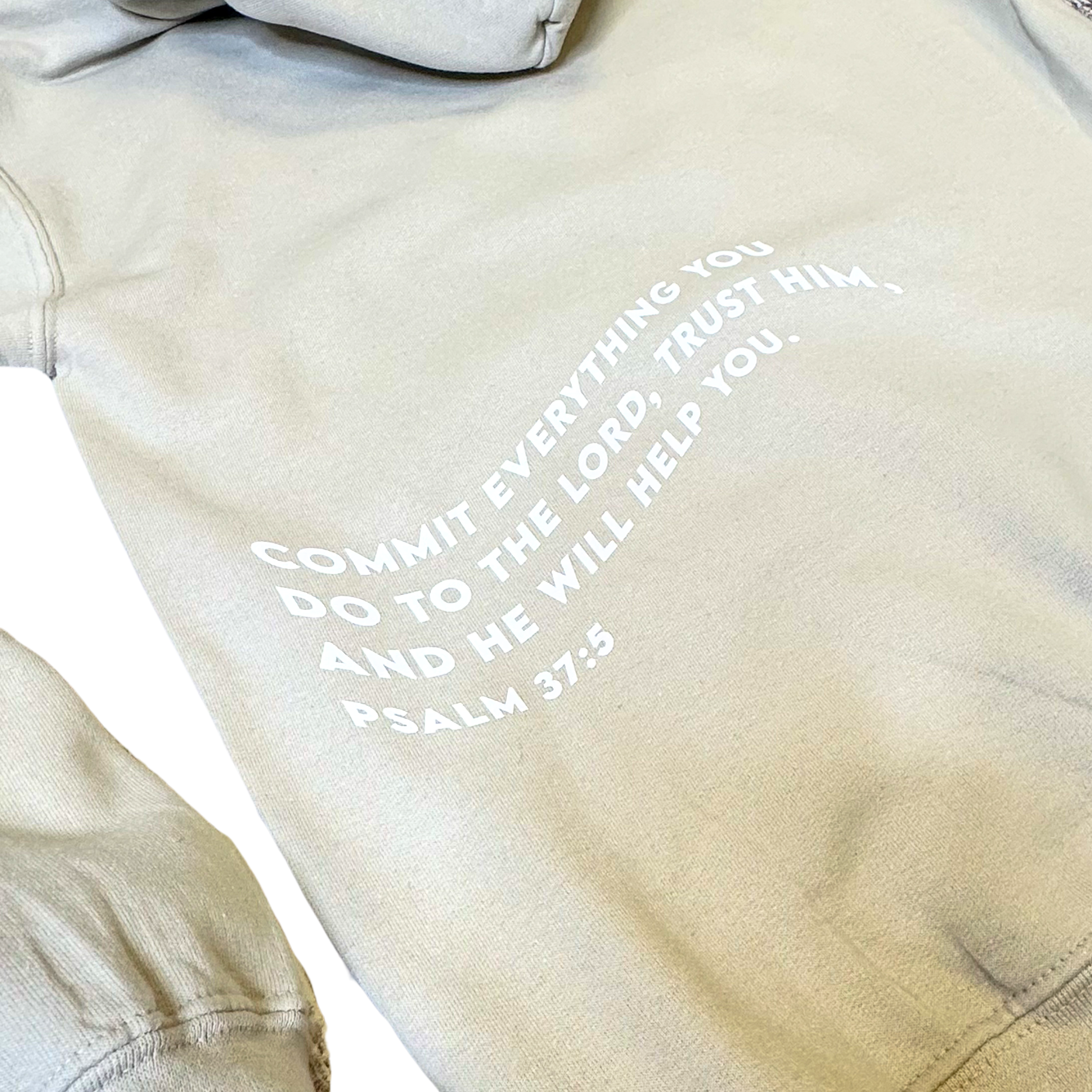 Trust In God Sand Hoodie