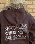 Bloom Christian Hoodie - Brown