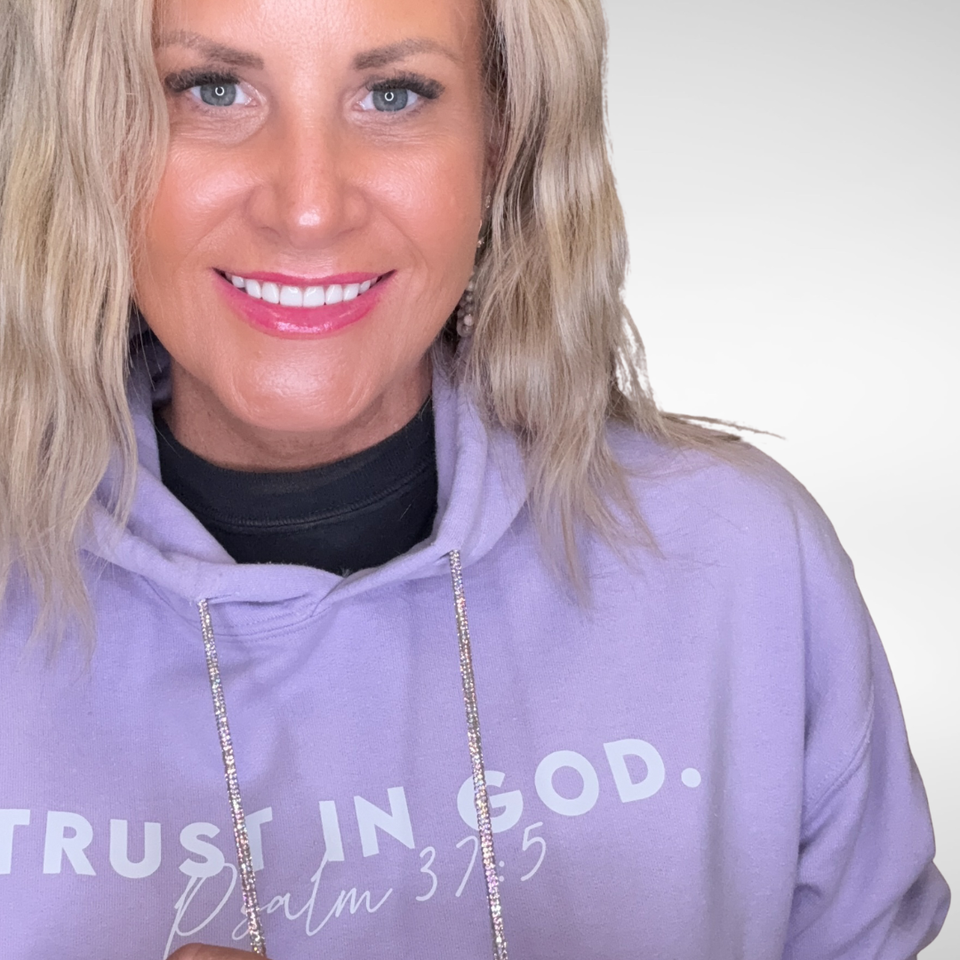 Blessed &amp; Blinged Clear | Rhinestone Drawstring