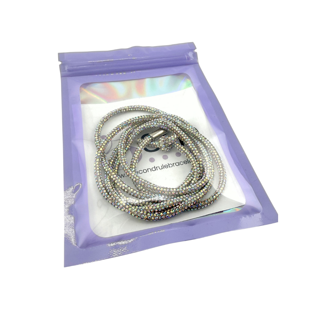 Blessed &amp; Blinged Clear | Rhinestone Drawstring
