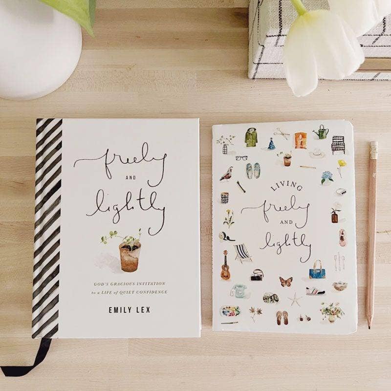 Living Freely and Lightly Guided Christian Journal | Emily Lex