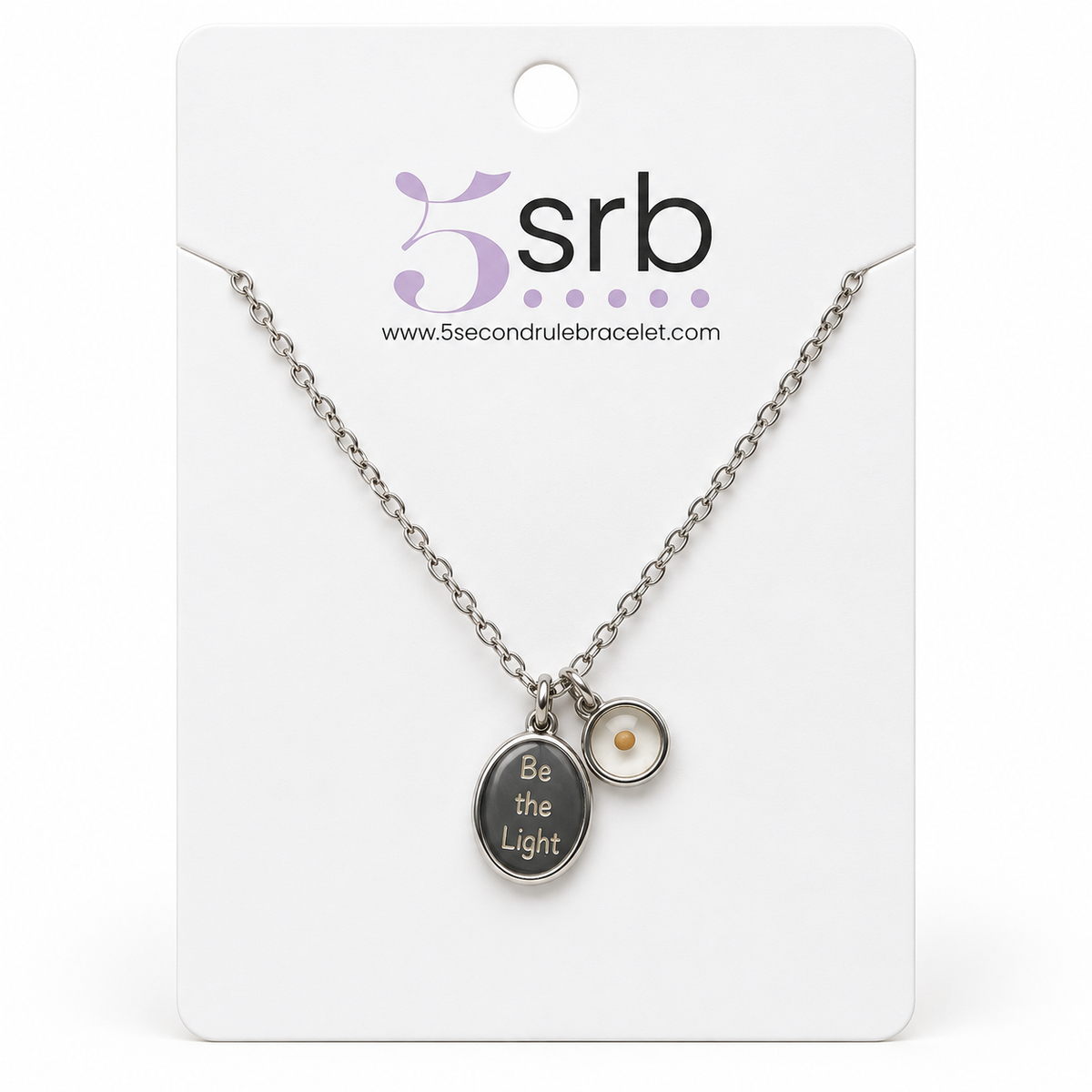 Be the Light Mustard Seed Necklace