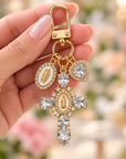 Grace Upon Grace Cross Purse Charm