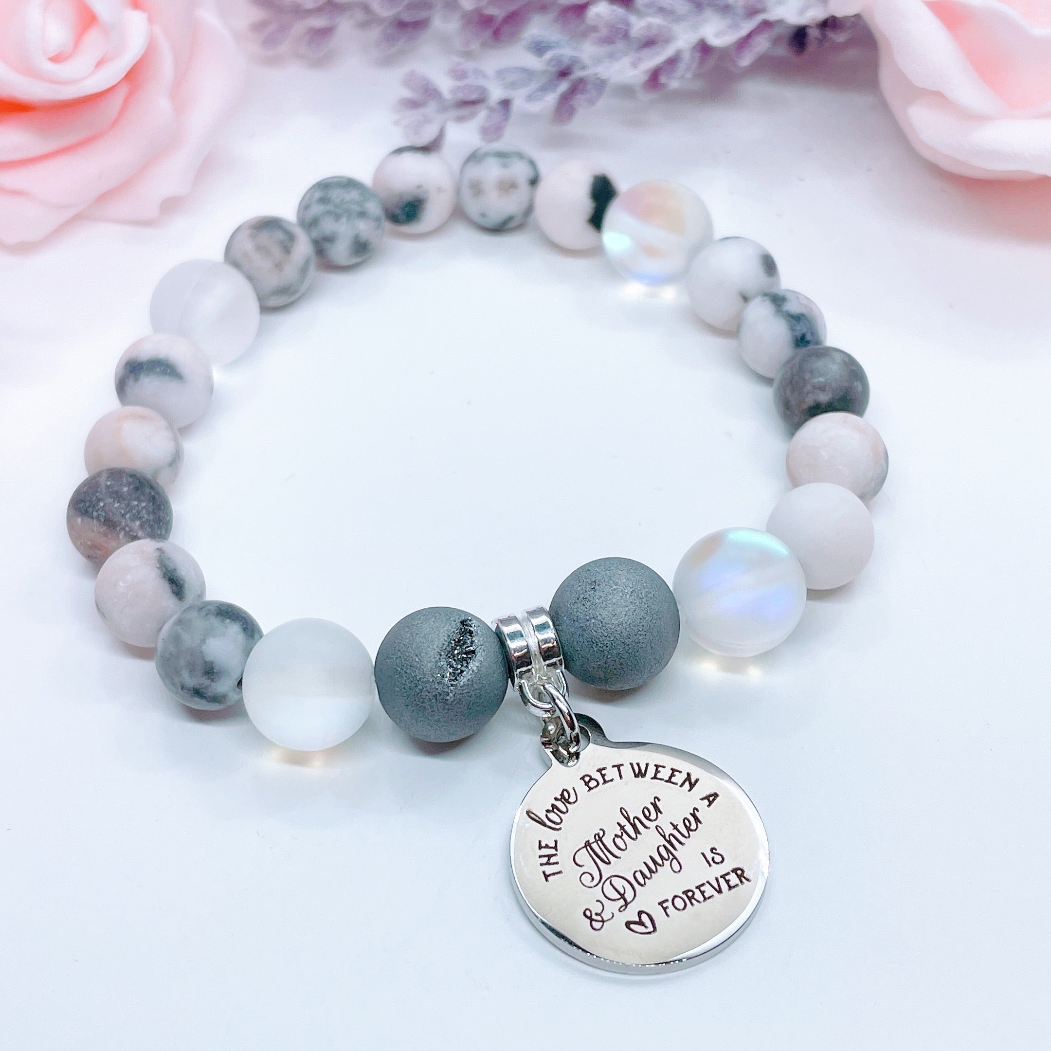 The Love Between a Mother &amp; Daughter Charm Bracelet