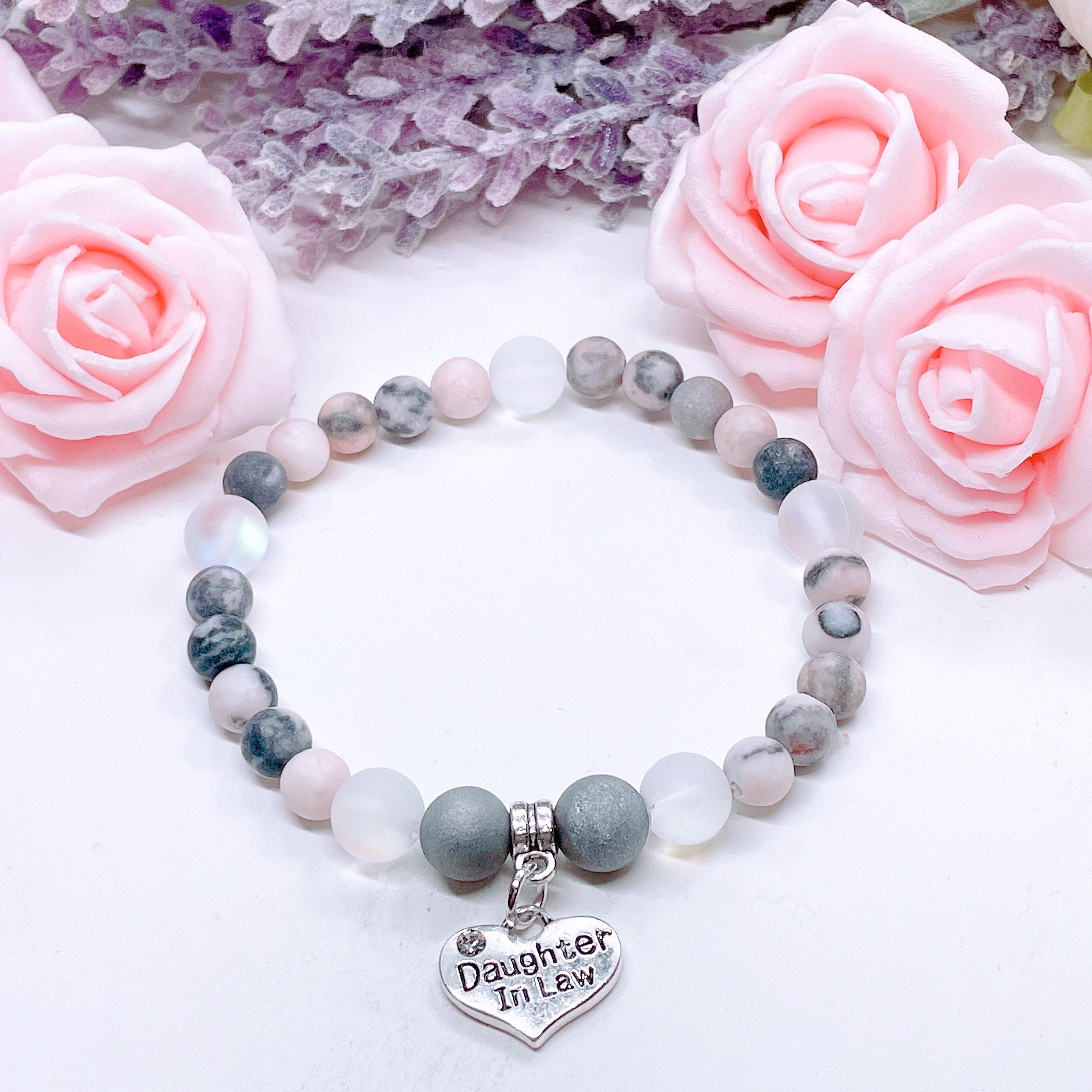 Daughter In Law Heart Companion Charm Bracelet