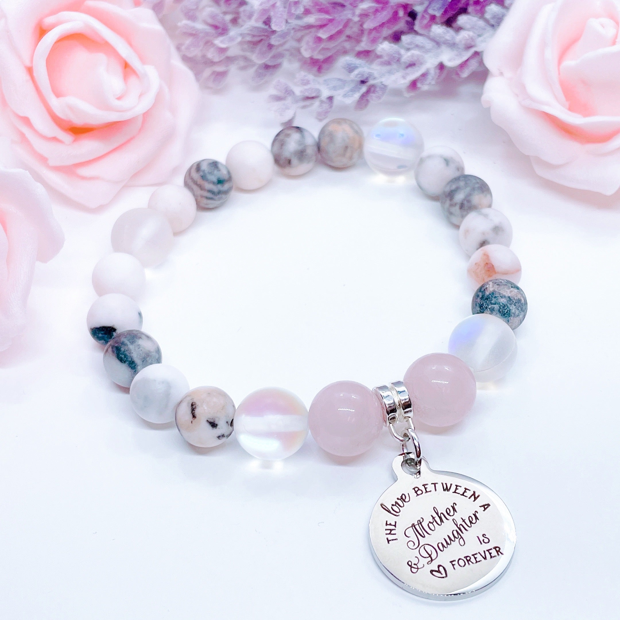 The Love Between a Mother &amp; Daughter Charm Bracelet