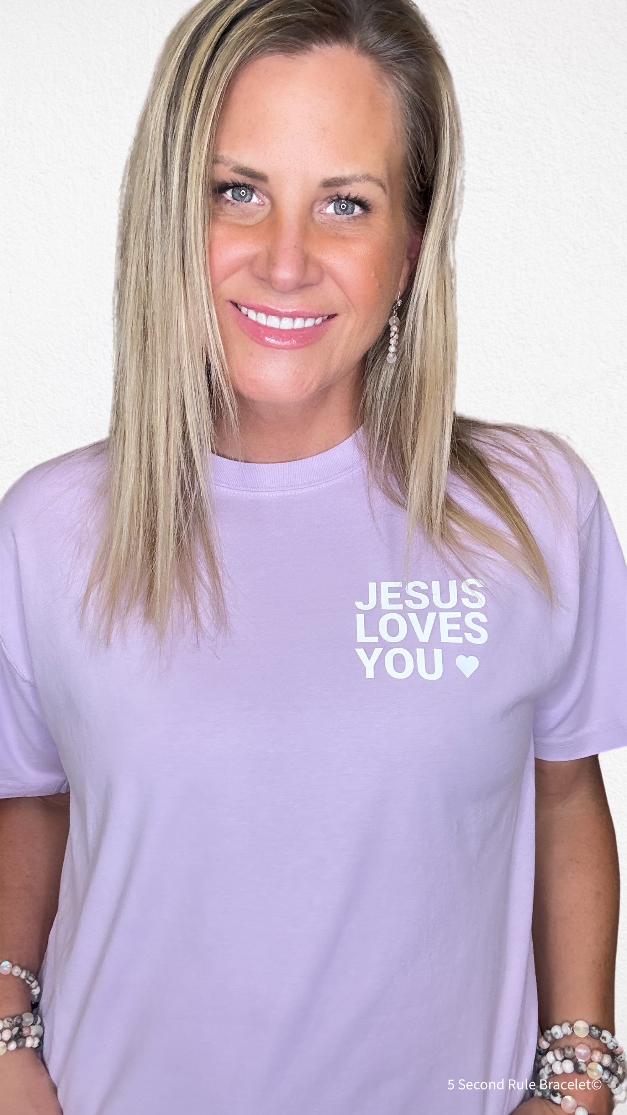 Jesus Loves You – Lavender Tee