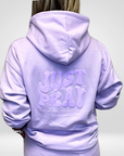 Just Pray Purple Monochrome Hoodie