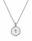 Just a Little Faith Silver Necklace
