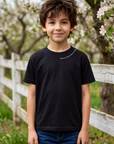 Youth Just Pray Tee in Black