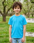Youth Just Pray Tee in Sky Blue