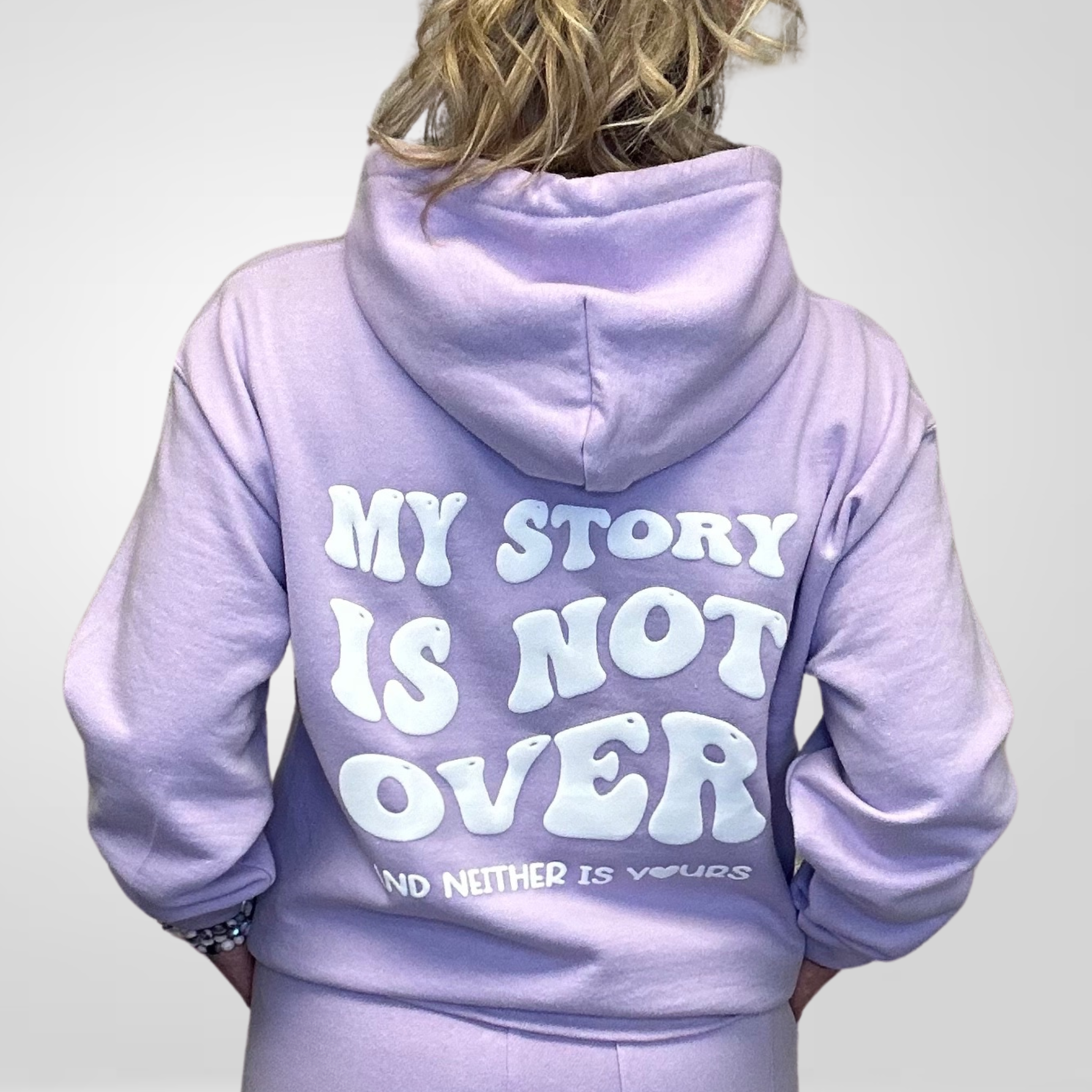 My Story is Not Over Purple Hoodie