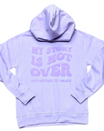 My Story is Not Over Purple Monochrome Hoodie