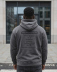 Reminder Pigment Black Monochrome Hoodie | Christian Hoodie