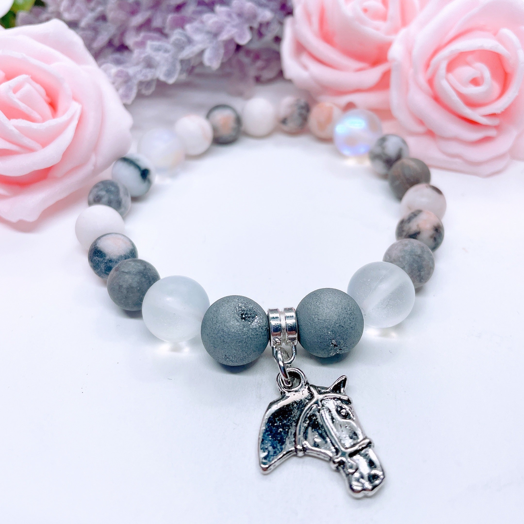 Horse Silhouette Charm Bracelet
