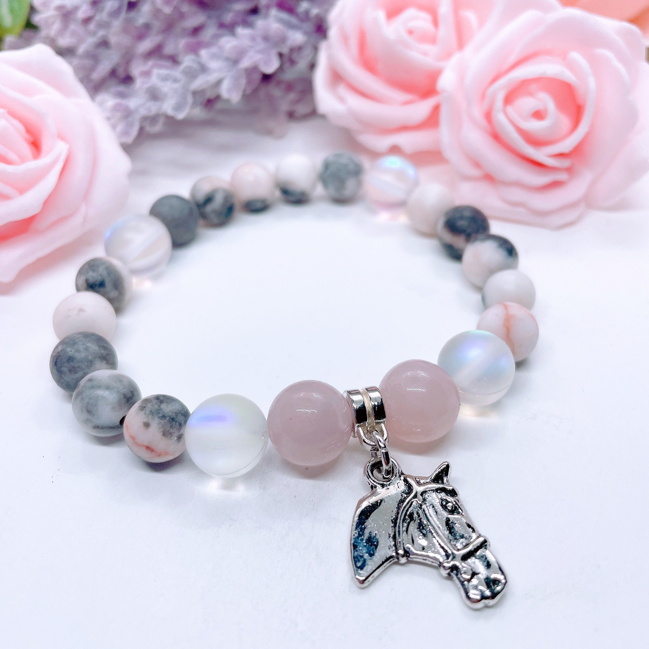 Horse Silhouette Charm Bracelet