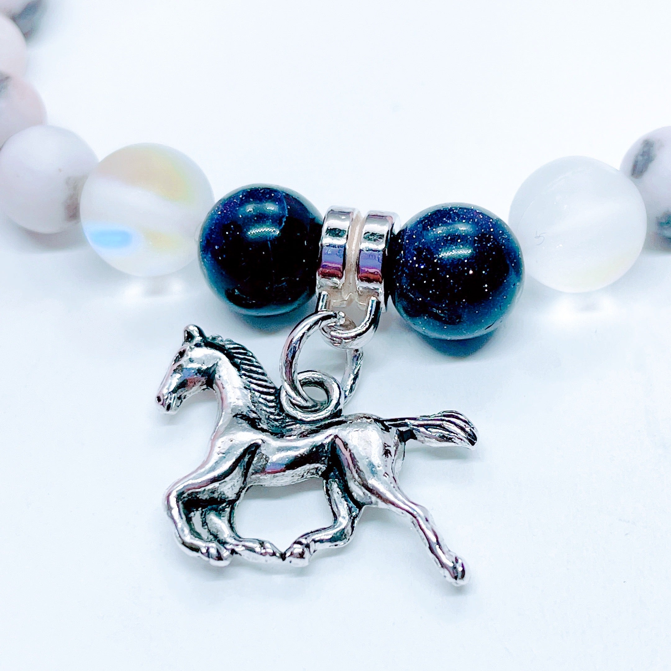Galloping Horse Charm Bracelet