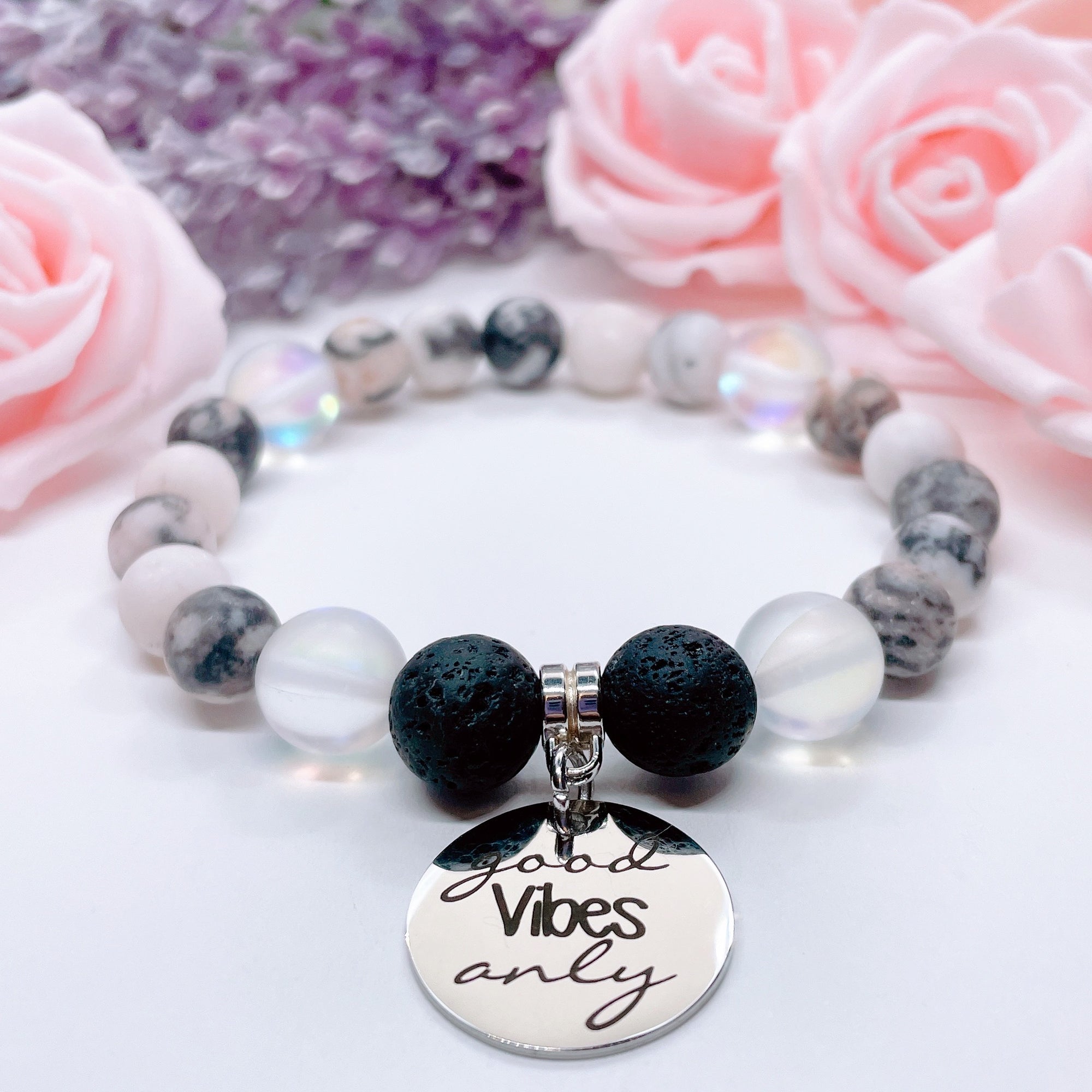 Good Vibes Only Classic Charm Bracelet