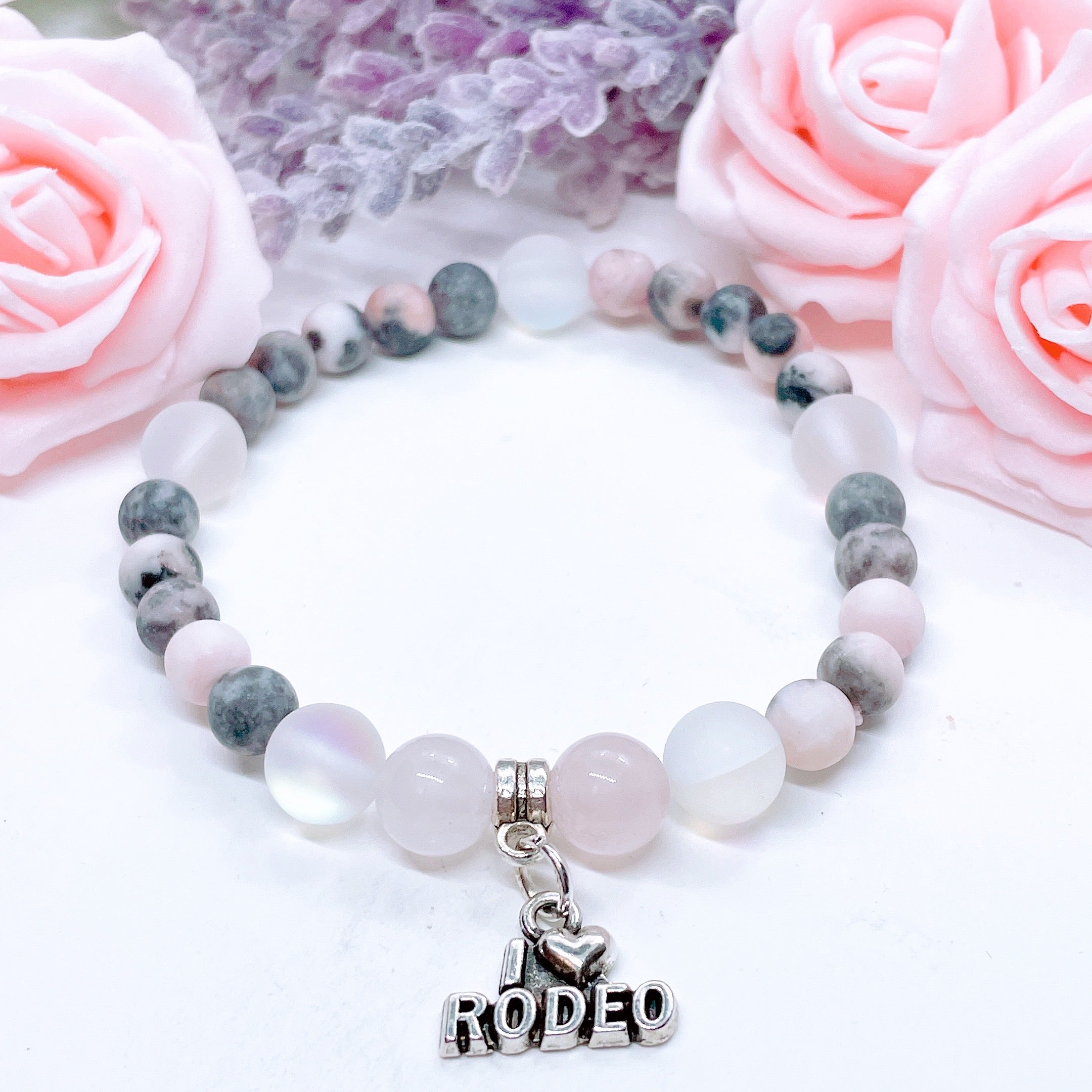 I Love Rodeo Companion Charm Bracelet