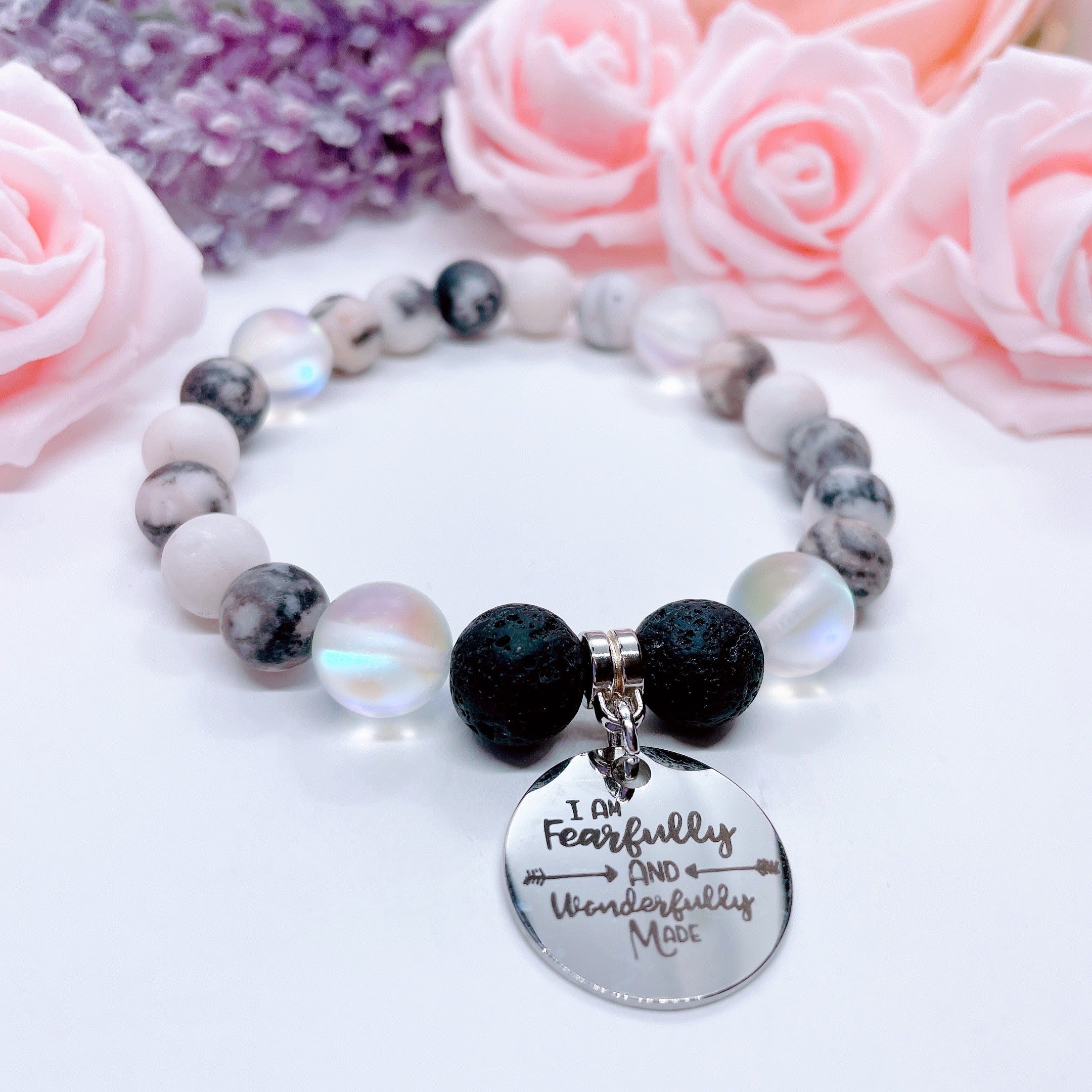 I am Fearfully Wonderfully Made Charm Bracelet