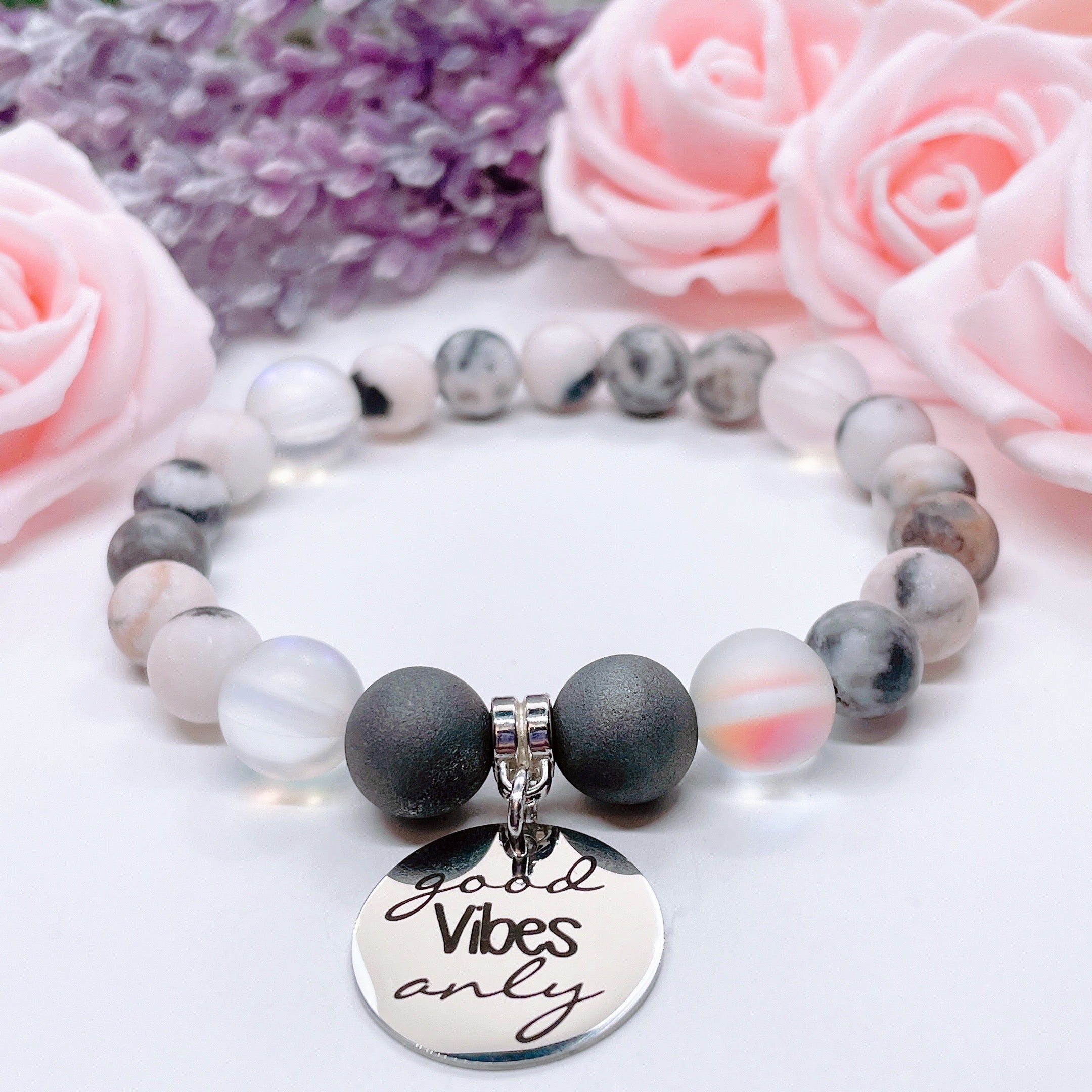 Good Vibes Only Classic Charm Bracelet