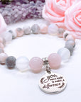 You Were Made to Make a Difference Charm Bracelet