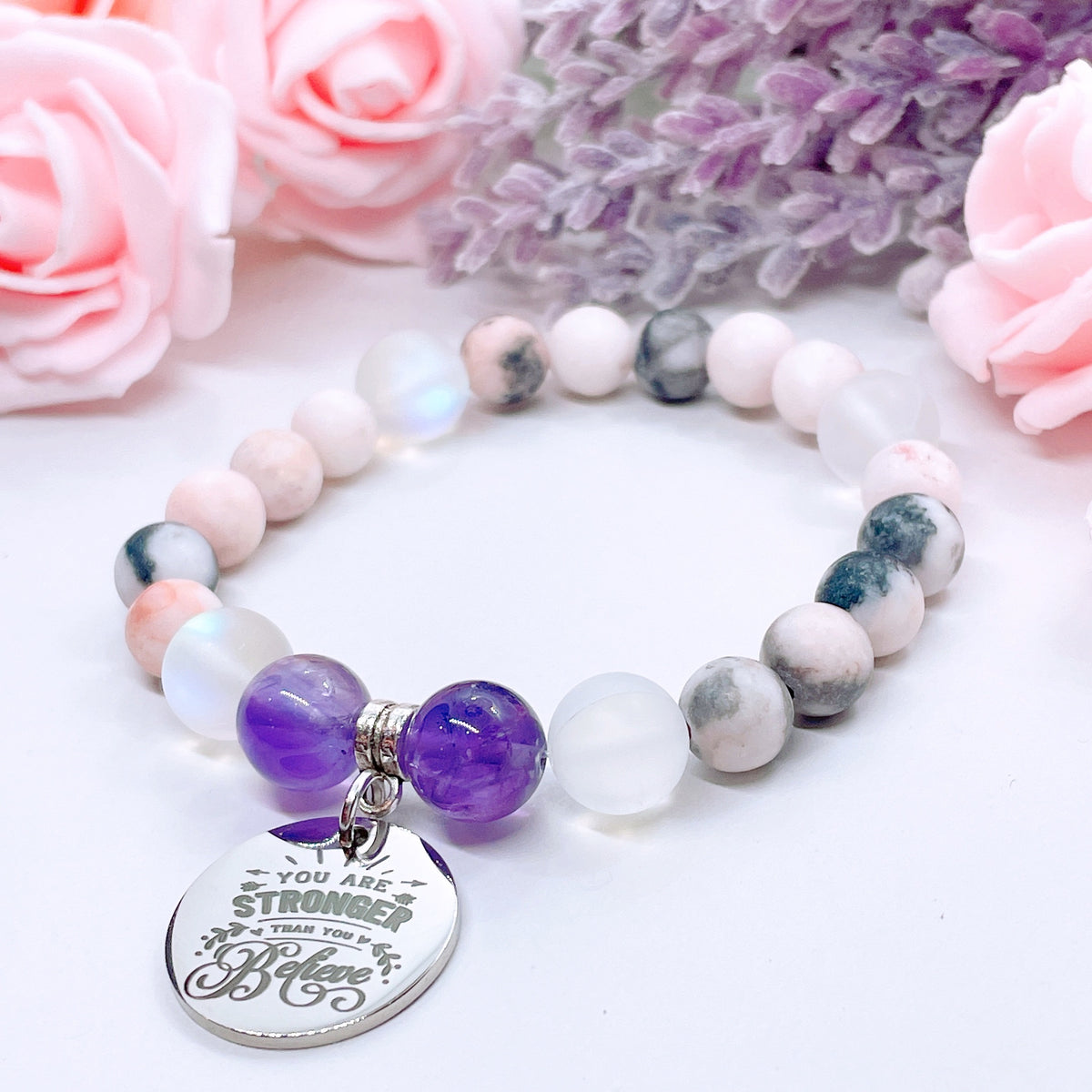 You Are Stronger Than You Believe Charm Bracelet
