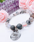 Good Vibes Only Classic Charm Bracelet